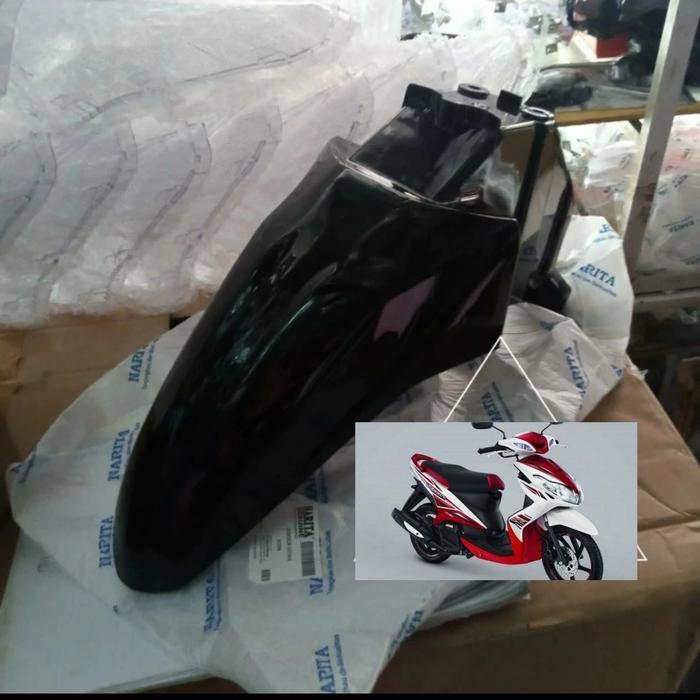 Ada Stok SPAKBOR DEPAN XEON KARBURATOR XEON RC HITAM 2010 - 2014
