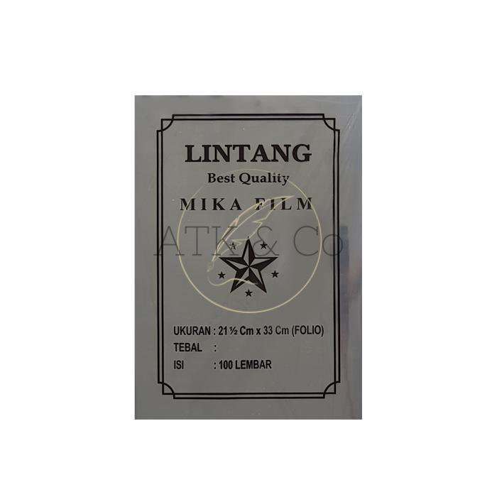 ` Plastik Mika Jilid Bening Folio - Kertas Cover Mika F4 Warna Warni
