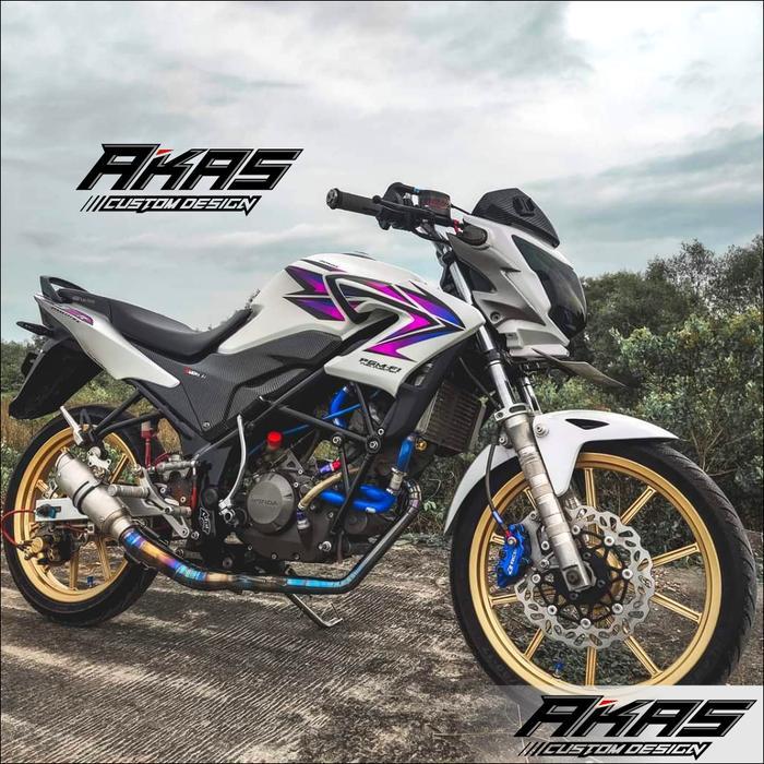 STRIPING VARIASI CB150R OLD 2013 STICKER CUSTOM CB150R MURAH KODE CB150R-01