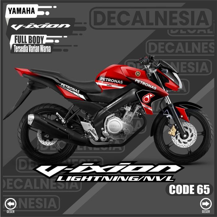 Decal Vixion Nvl Lightning New Full Body Stiker Petronas 2012 2013 2014 2015 Motor Yamaha Sticker