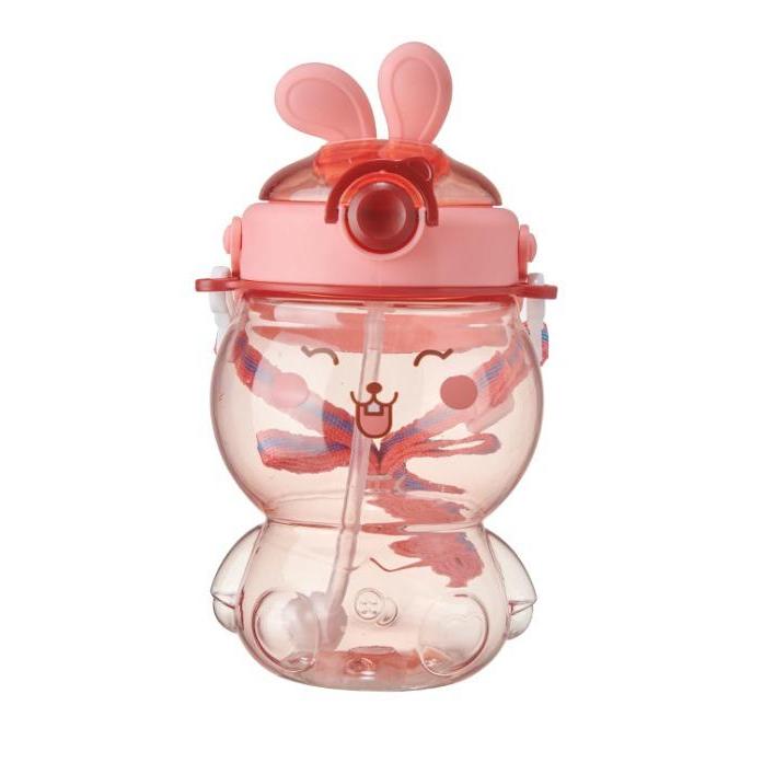 ID BOTOL MINUM ANAK GEMOY/BOTOL MINUM RABBIT PLASTIK SEDOTAN