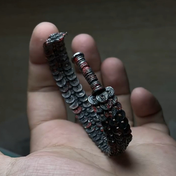 Ancient Chinese Copper Coins, Sword Bracelets, Retro Fashion Men's Bracelets, High-end Personalized