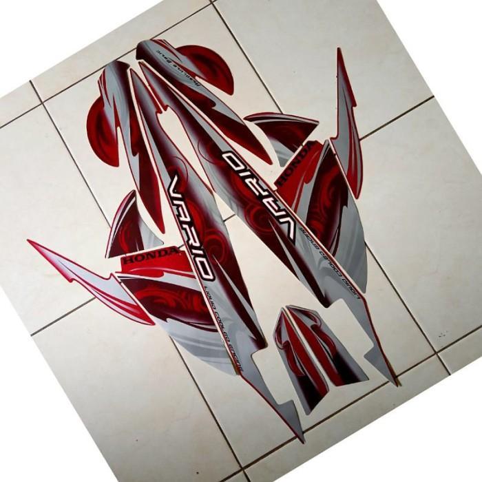 Stiker Motor Vario Cw 110 2010 Merah
