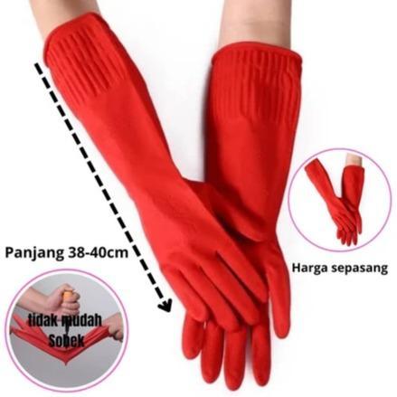 Sarung Tangan Karet Latex Serbaguna-Sarung Tangan Karet Tebal Berkebun-Sarung Tangan Karet Tebal
