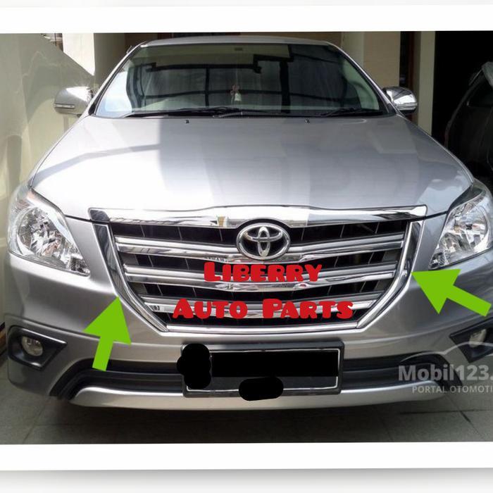 Unik Lis / List / Grill Crome Depan Radiator Innova 2014-2015 Original Terlaris