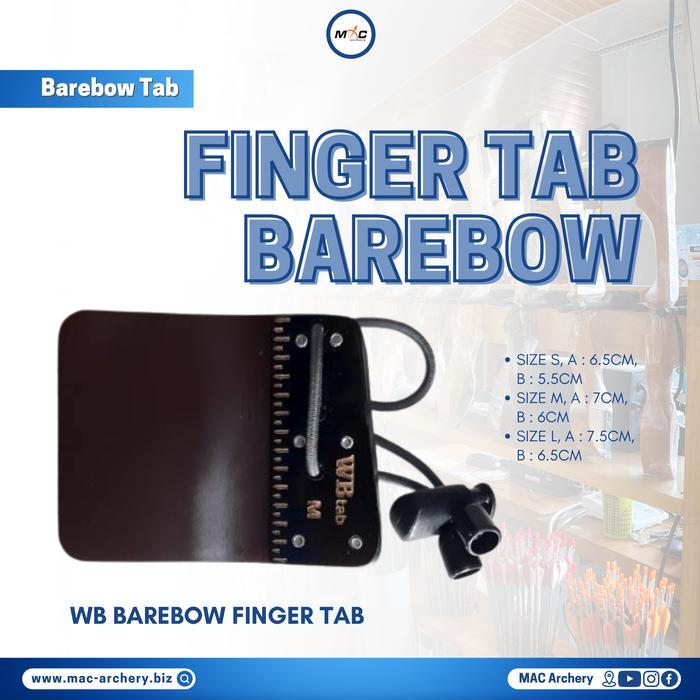 FINGERTAB BAREBOW WB FINGER TAB PANAHAN BUSUR ANAK PANAH ARROW BOW