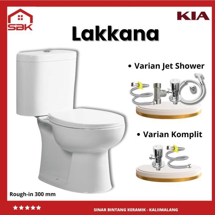 KLOSET DUDUK KIA LAKKANA / MONOBLOCK / TOILET DUDUK KIA LAKKANA