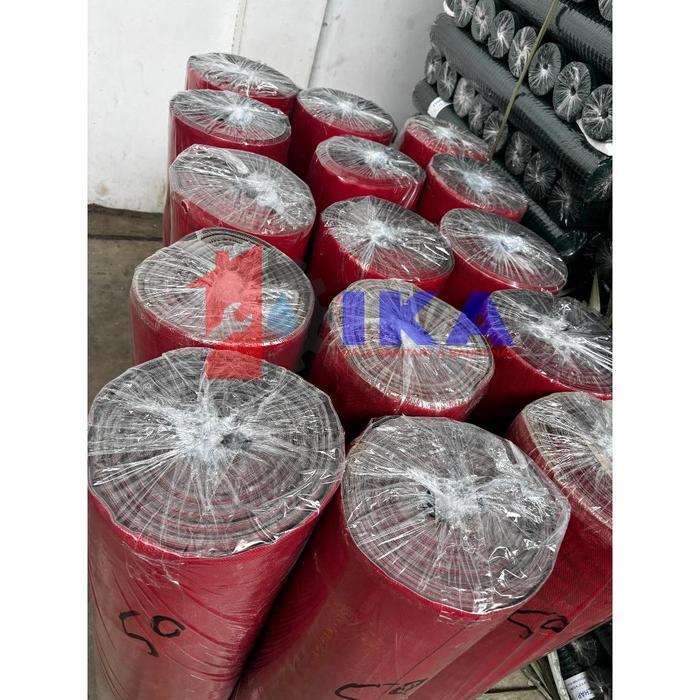 KARPET TALANG AIR MERAH HITAM UKURAN 110 karpet talang air ukuran 110cm ( panjang 50 m) TERMURAH