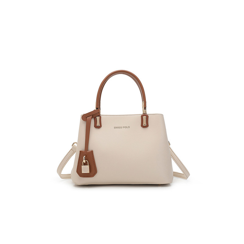 Swiss Polo Women's Top Handle Bag / Sling Bag / Crossbody Bag (Tas Selempang / Tas Tangan) - Krem Wa