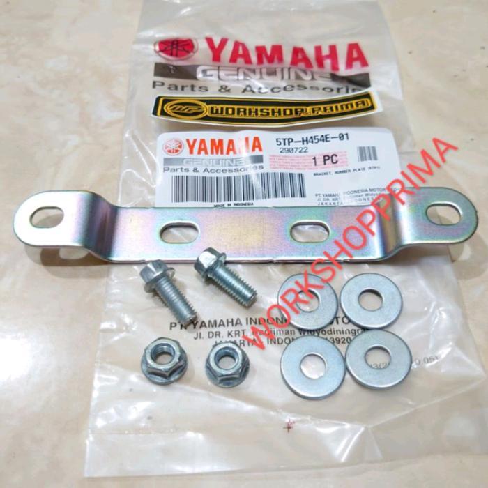 Besi plat breket 5TP dudukan pegangan plat nomer nomor depan X Ride xRide xtride