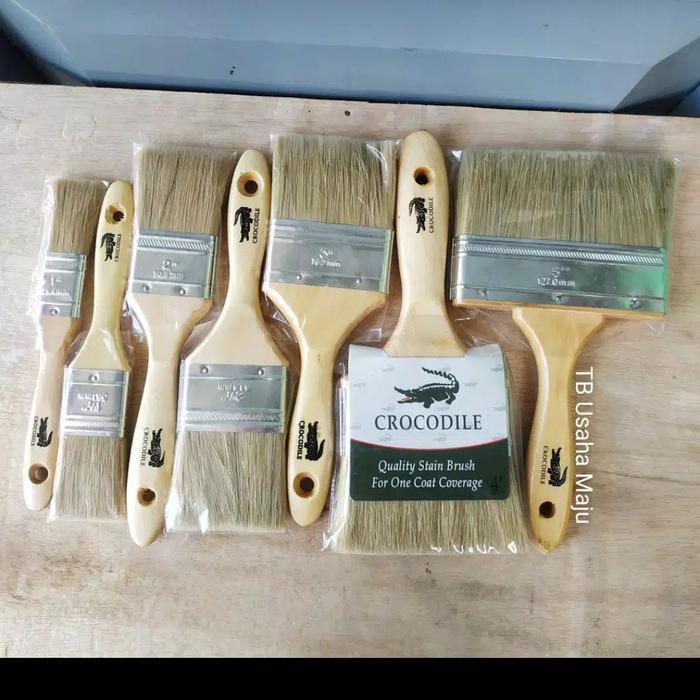 Kuas Cat Minyak / Cat Tembok Kualitas Bagus Crocodile Ukuran Lengkap