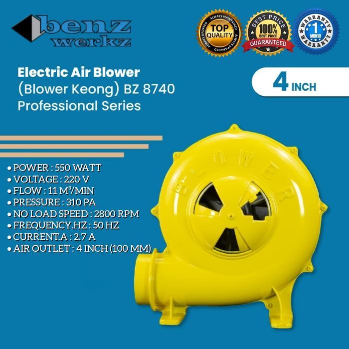Mesin Blower Peniup Angin Listrik Blower Keong 4" Inch BENZ WERKZ 4 Inch Mesin Blower Keong 4 Inch