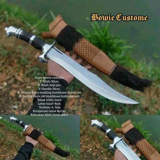 PISAU BOWIE BAJA PER TBAS PAKU SUPER TAJAM