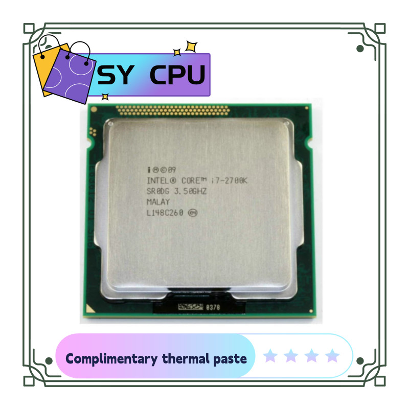 . Used Core I7 2700K 3.5Ghz Quad-Core Lga 1155 Cpu Processor Sr0Dg -