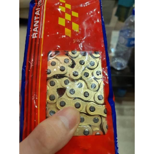 Rantai Gold Klx Dtrcker / Rantai Gold Crf/ Rantai Gold Sss 428H 140