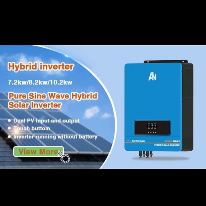 Hybrid Inventer Solar PRO Anern 10200W MPPT 160A Pure Sine Wave +WIFI