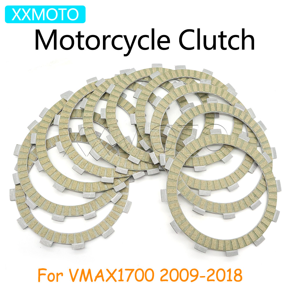 FOR YAMAHA VMAX1700 VMAX 1700 2009-2014 2015 2016 2017 2018 MOTORCYCLE CLUTCH PLATES FRICTION DISC