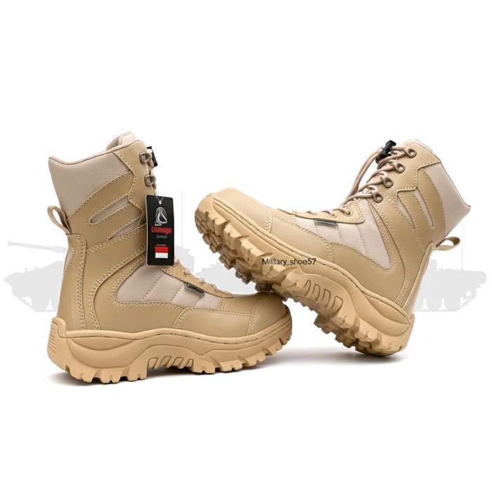 Sepatu pdl tactical cream satpol pp satpam terbaru 2026