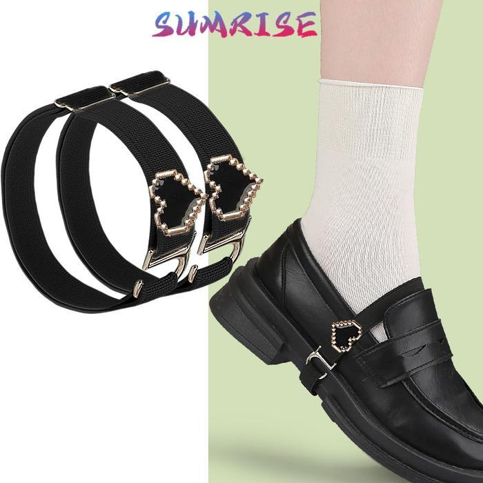 1 PASANG TALI HEELS PERGELANGAN TALI HEELS PENGGANTI HEELS TALI BELAKANG TALI SEPATU HEELS HIGH TALY