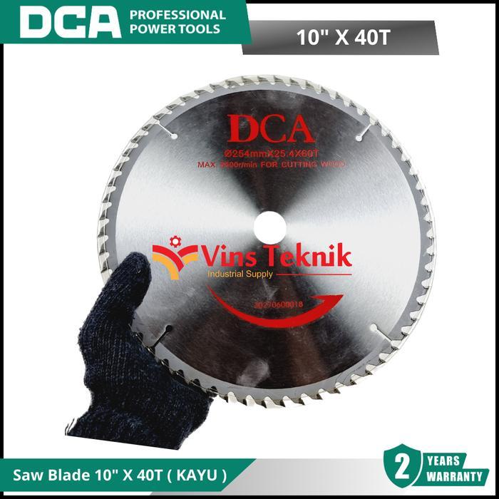 Dca 2542.425.440T Mata Gergaji Kayu Miter Saw Table Saw Saw Blade Dca 10" X 40T