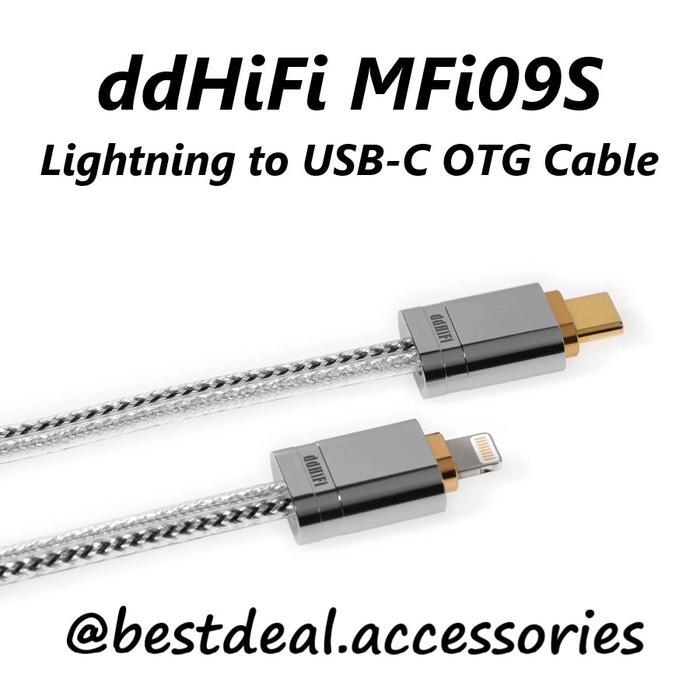 ddHiFi MFi09S Lightning to USB-C OTG Cable Original