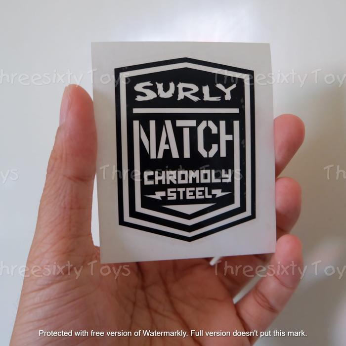 Cutting sticker stiker sepeda lipat road bike fixed bike surly natch vinyl *