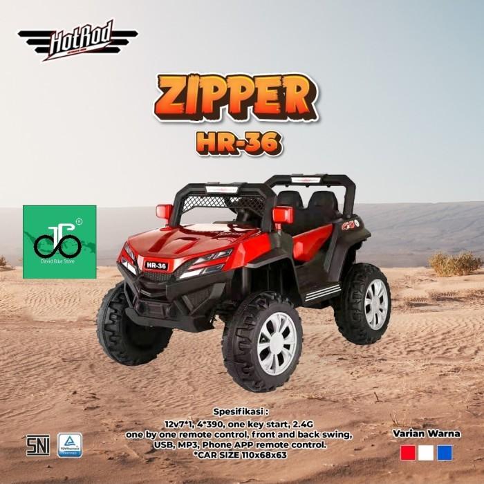Mobil Aki Mainan Anak Cas Wimcycle Hotrod Zipper HR-36