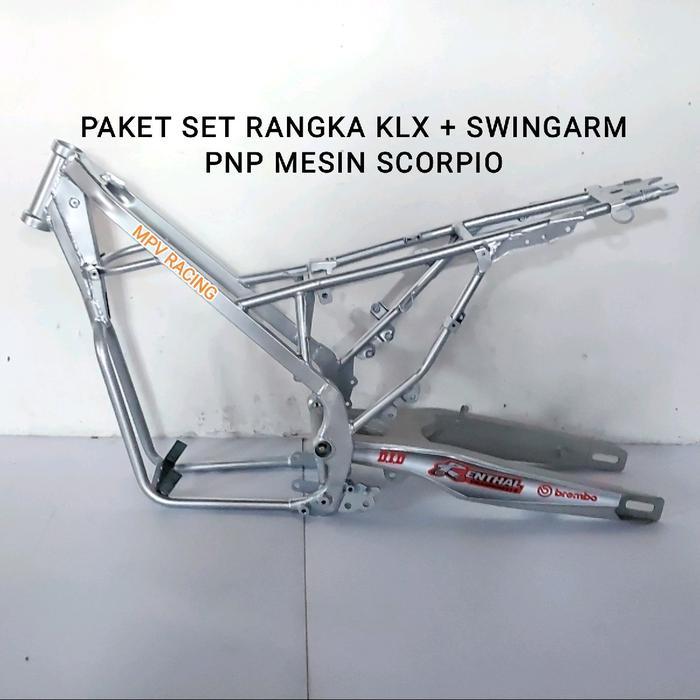 Rangka KLX pnp scorpio, gordon, d'traker, bf, S L G Motorcycle
