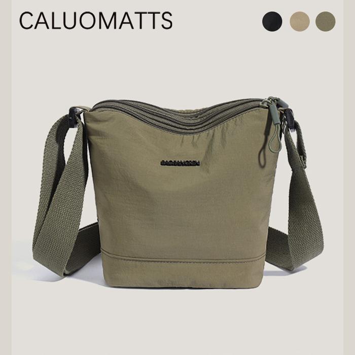 CaluomattsTas Selempang Ringan Dengan Tali Bahu Lebar Tas Selempang Kanvas Tas Wanita Tas Wanita
