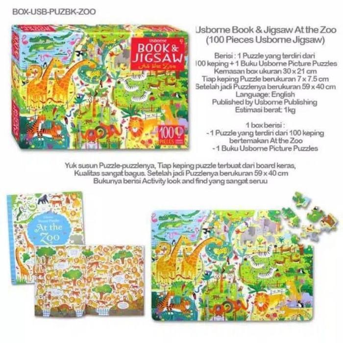 ` Usborne Book & Jigsaw / Usborne Puzzle