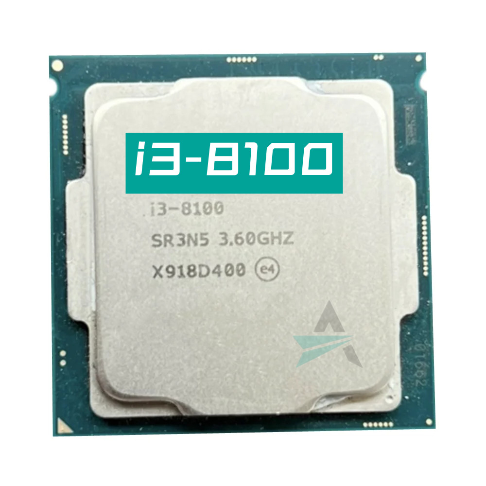 . Core I3-8100 I3 8100 3.6Ghz Quad-Core Quad-Thread Cpu Processor 6M -