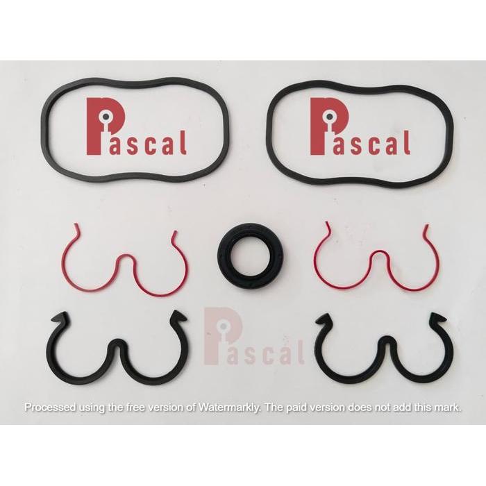 SEALKIT GEAR PUMP 2PHA 2PHASE (O-RING OVAL HITAM,SNAP RING SEAL MERAH,SNAP RING SEAL HITAM,OIL SEAL