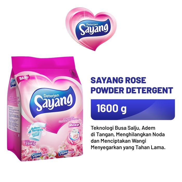 Sayang Rose Powder Detergent 1600GR