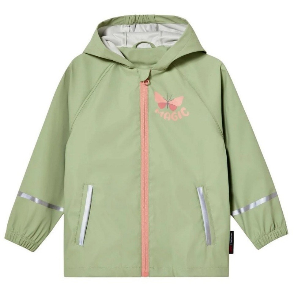 Boys Raincoat Hoodie Spring & Summer Thin PU Fabric Jacket Children's Waterproof Windbreaker