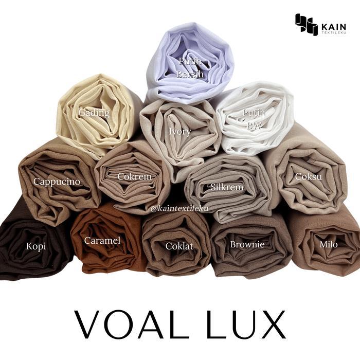 Bahan Kain Kerudung Voal Lux per 0,5 meter