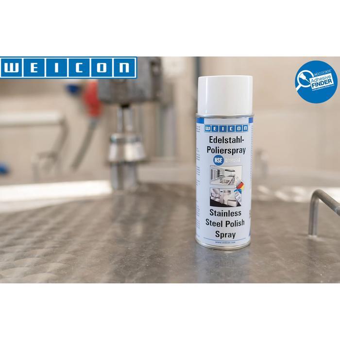 WEICON Stainless Steel Polish Spray 400ml Pelapis Anti Karat Baja Metal