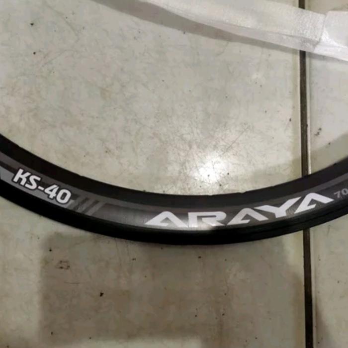 velg rims sepeda balap roadbike fixie gravel 700c ARAYA KS40 4cm