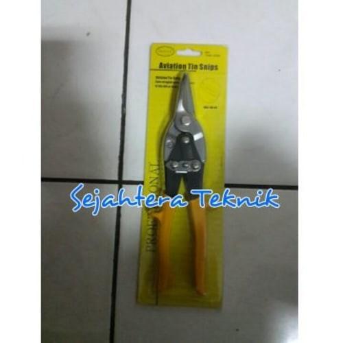 Gunting Baja Ringan 10" Domax Lurus Gunting Holo Plat Seng