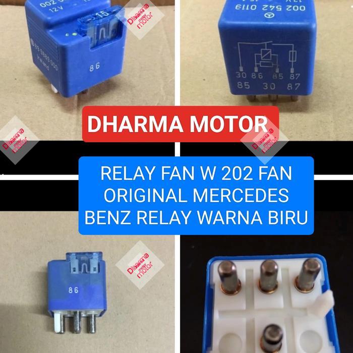 Relay Fan W202 Original .Relay Biru Mercy