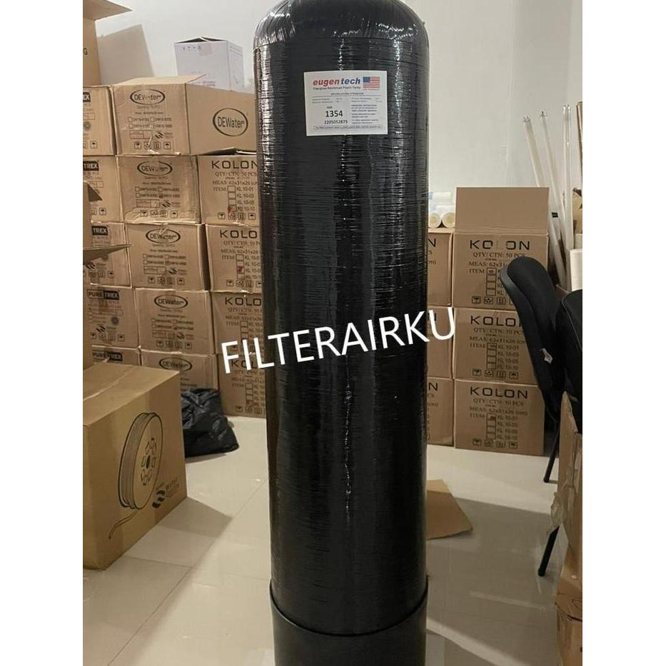 TABUNG FILTER AIR FRP 1354 / FRP TANK 1354 EUGENTECH - BLACK