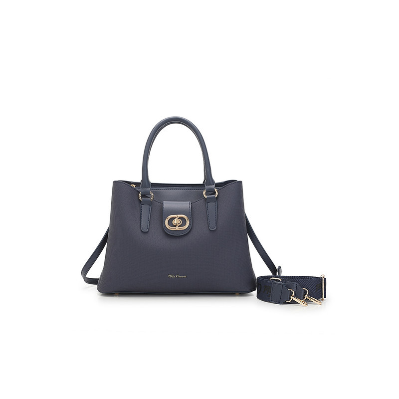 Wild Channel Women's Top Handle Bag / Sling Bag / Crossbody Bag (Tas Selempang / Tas Tangan) - Biru 