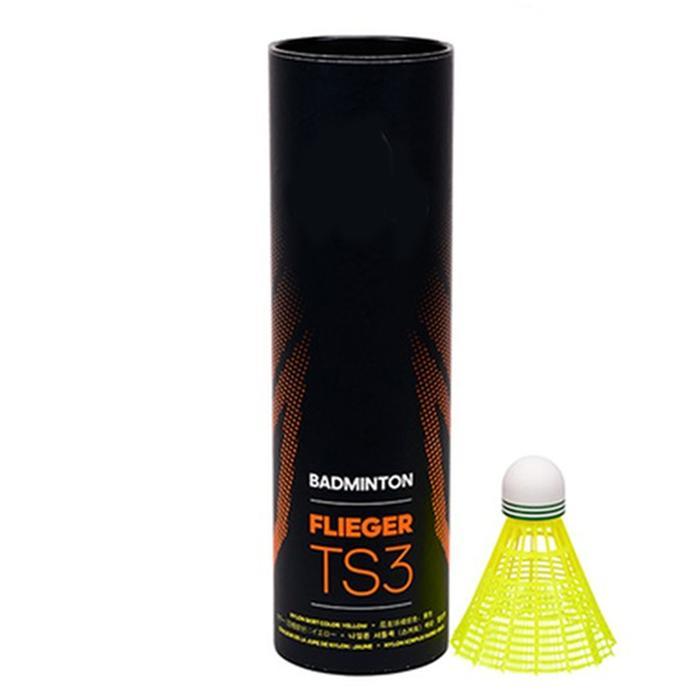 Flieger TS3 Kuning Kok Badminton isi 6 Bulutangkis