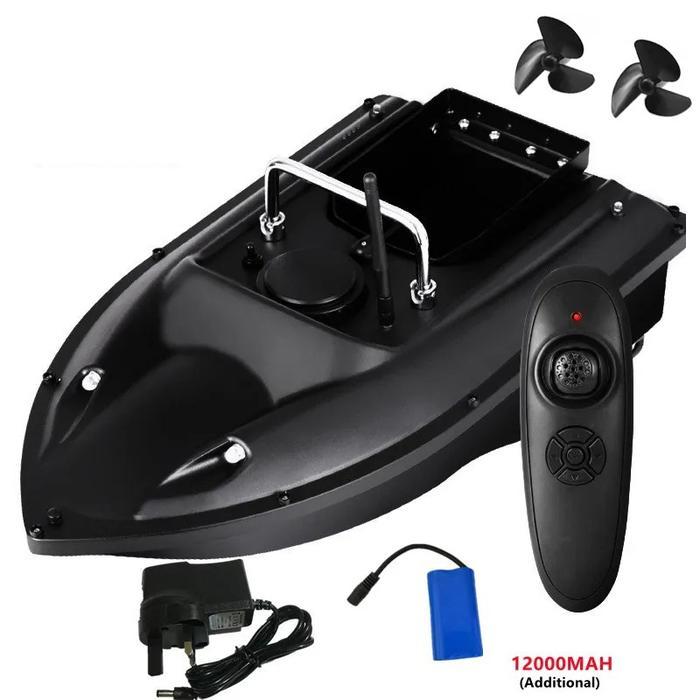 Perahu Mancing Fiber Alat Pancing Remote Control 6-8H 500M Double Lampu Mancing Malam umpan pancing 