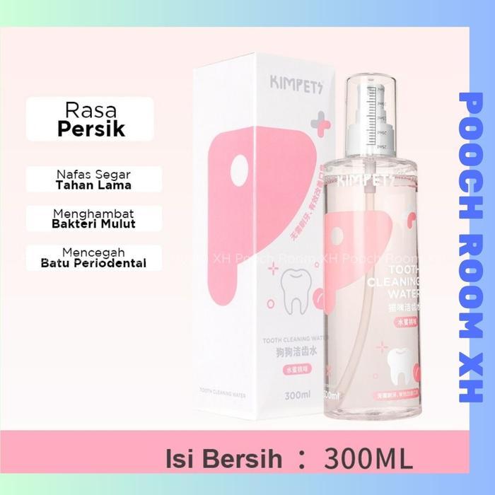 Obat Kumur Anjing Penyegar Bau Mulut Anjing Kucing KIMPETS Mouthwash