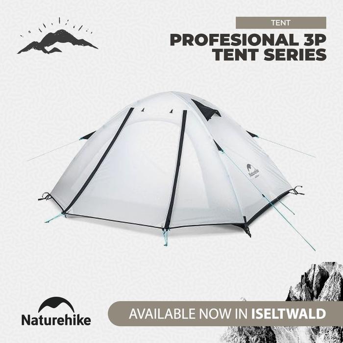 Tenda Profesional 3P Naturehike Tent Series Nh18Z033-P