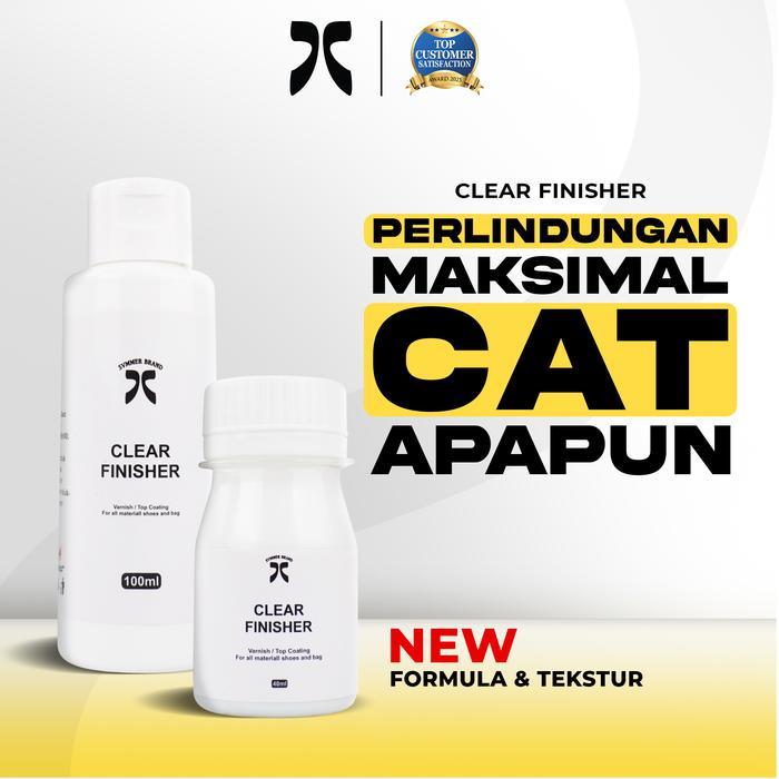 CLEAR FINISHER VARNISH CAT SEPATU CAT AKRILIK KULIT DOFF GLOSSY KANVAS LEATHER PAINT CAT CANVAS -