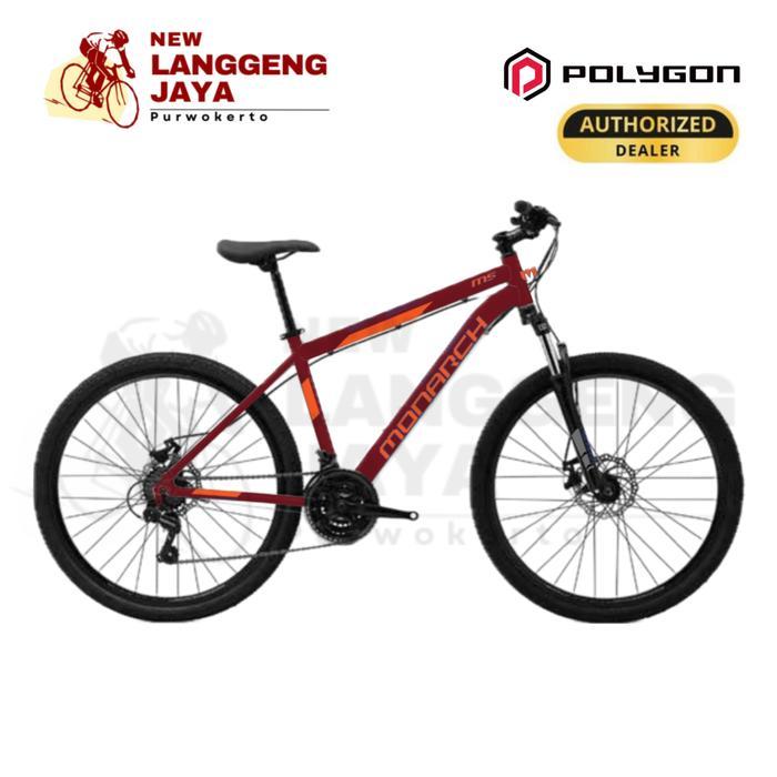 Polygon Sepeda MTB Monarch 27.5" - Maroon