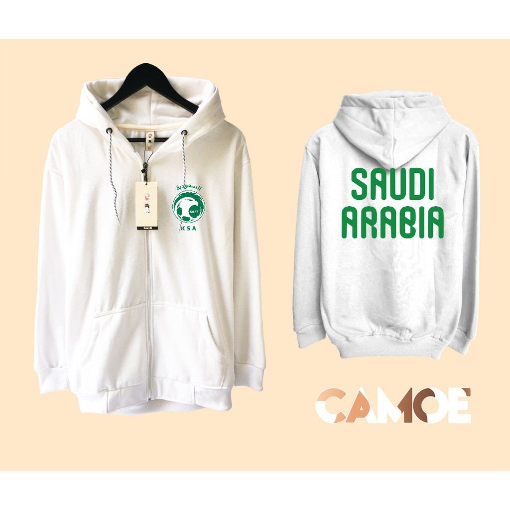 Jaket Hoodie Zipper SAUDI ARABIA Piala Dunia World Cup 2026
