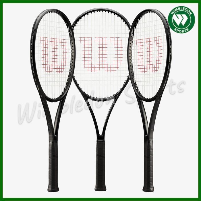Raket Wilson Noir Blade 98 V8 / Raket Wilson Blade Noir 100L 100Ul V8 Best Seller