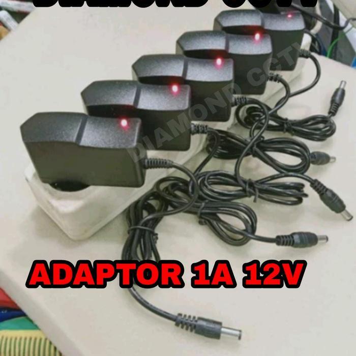 "New" Adaptor CCTV 12V/ 1 Amper untuk kamera CCTV